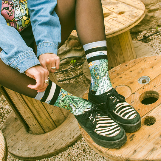 American Socks Kaiju King Mid High