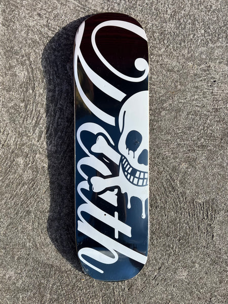 Death Skateboards ‘Script’ Popsicle2 Black/White 8.50″