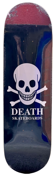 Death skateboard deck Black OG Skull 9"