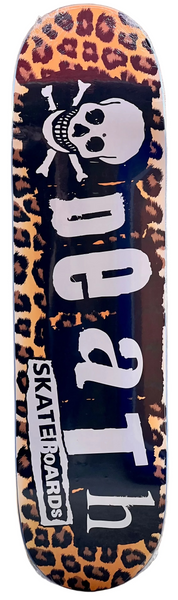 Death skateboard deck Leopard 8.25"