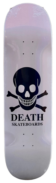 Death skateboard deck White OG Skull 8.625"
