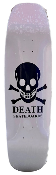 Death skateboard deck White OG Skull 9"