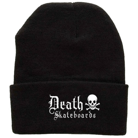 Death skateboards Beanie Old English Black