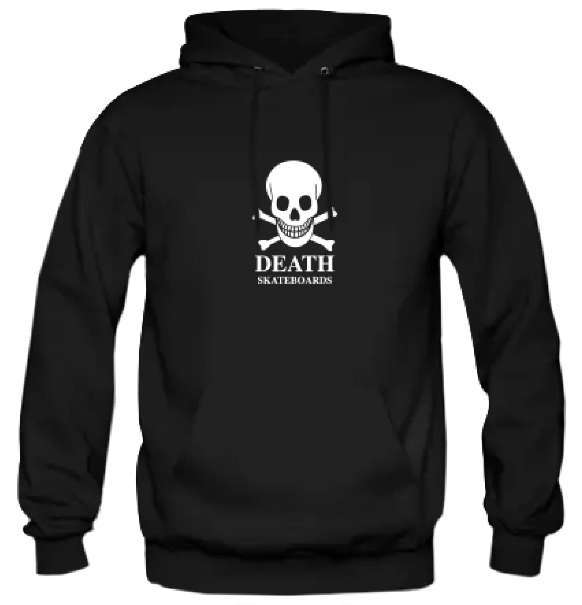 Death skateboards pullover hoodie OG Skull White print