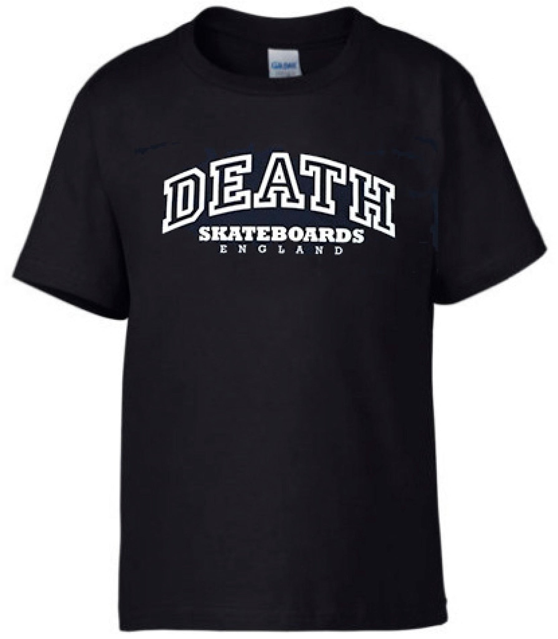 Death skateboards tee shirt College White print