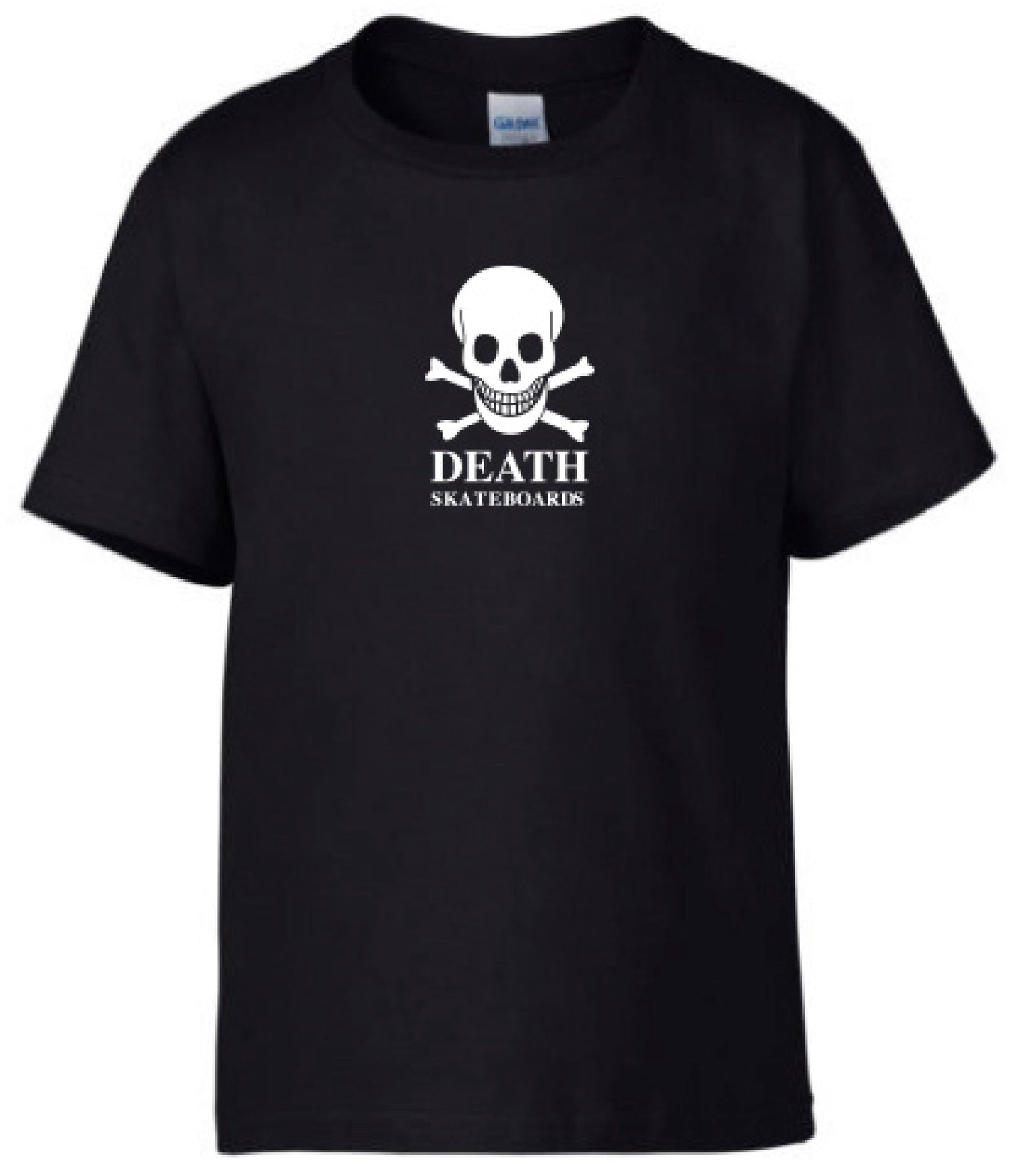 Death skateboards tee shirt OG Skull White print