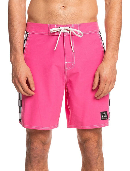 Quiksilver Echo Beach Arch 18" Board Shorts for Men Size 30 Pink EQYBS04515