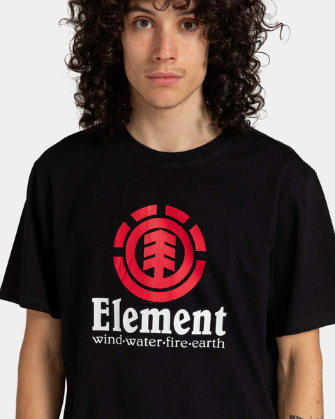 Element Tee shirt Vertical Black