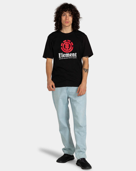 Element Tee shirt Vertical Black