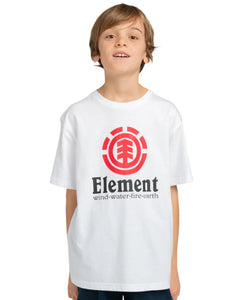 Element Tee shirt youth Vertical white