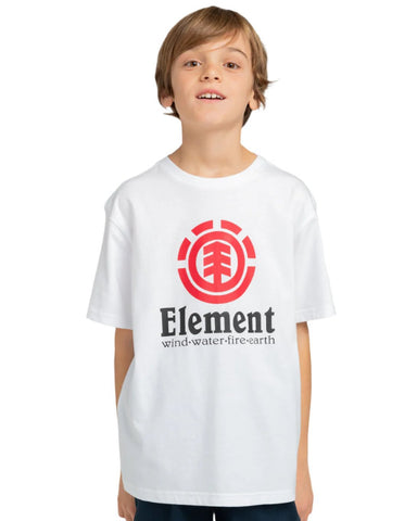 Element Tee shirt youth Vertical white