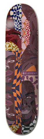 Element x Ines Hadjhacene skateboard Deck Behind the Gaze 8" C4DCE5ELP2