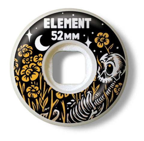Element x Timber skateboard Wheels Bygone 52mm pack x4 pack F4WHA3ELF2