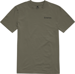 Emerica Mens Lock Up Tee Moss