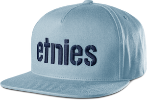 Etnies Corp Snapback Cap Light Blue One Size