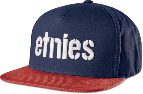 Etnies Corp Snapback Cap Navy/Red/White One Size