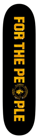 Element x Public Enemy skateboard Deck Shut 8.25" F4DCA3ELPP