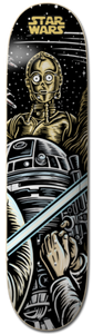 Element x Star Wars Skateboard Deck SWXE Rebel Droids 8.38" F4DCE6ELPP