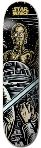 Element x Star Wars Skateboard Deck SWXE Rebel Droids 8.38" F4DCE6ELPP