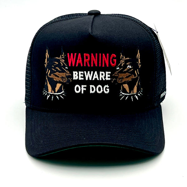 Field Grade trucker cap - Beware of Dog Black One size