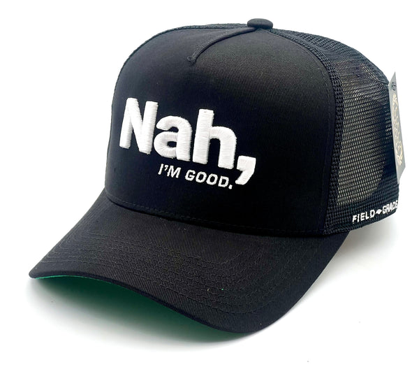 Field Grade trucker cap - I'M GOOD Black One size