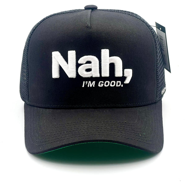 Field Grade trucker cap - I'M GOOD Black One size