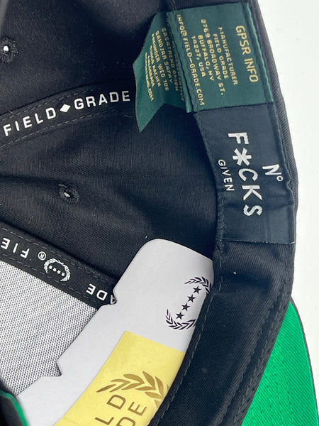 Field Grade trucker cap - NO F*CKS GIVEN Black One size