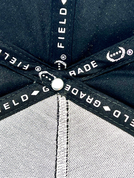 Field Grade trucker cap - NO F*CKS GIVEN Black One size