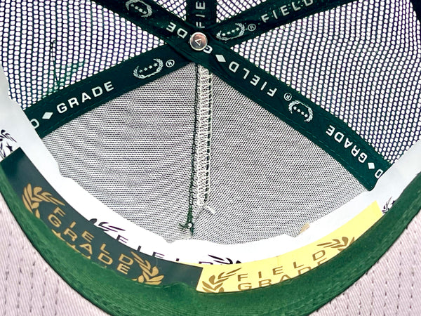 Field Grade trucker cap - RESPECTFULLY FG Green One size