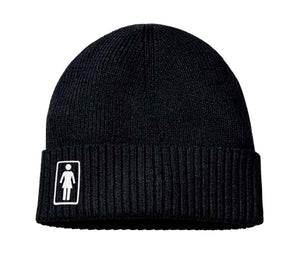 Girl Skateboards Beanie Classic OG Hat Black