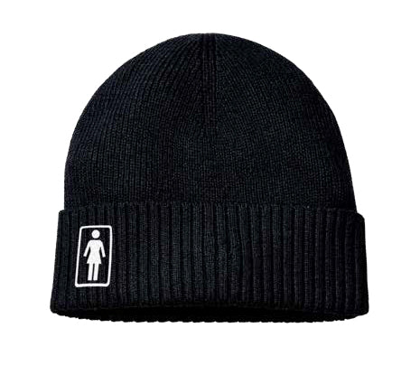 Girl Skateboards Beanie Classic OG Hat Black