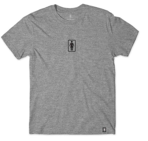 Girl skateboard tee shirt Classic OG Grey