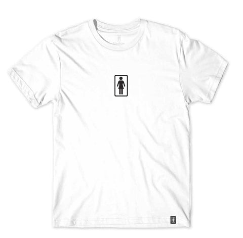 Girl skateboard tee shirt Classic OG White