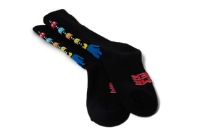 Girl Skateboard x Pac-Man Games Over Socks Black - One Size
