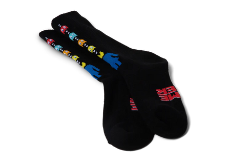 Girl Skateboard x Pac-Man Games Over Socks Black - One Size