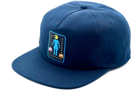 Girl Skateboard x Pac-Man OG Pac-Lock 5 panel cap Navy