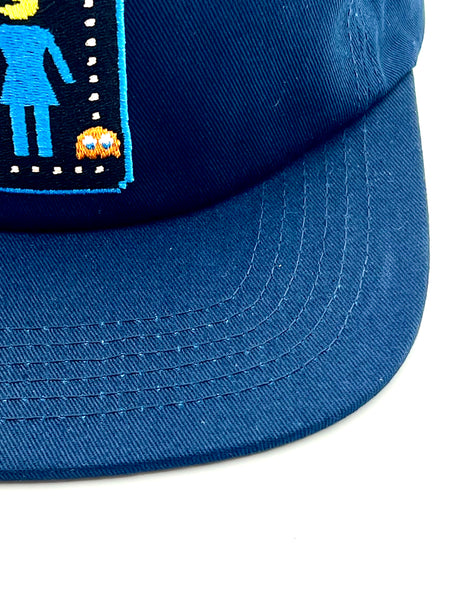 Girl Skateboard x Pac-Man OG Pac-Lock 5 panel cap Navy