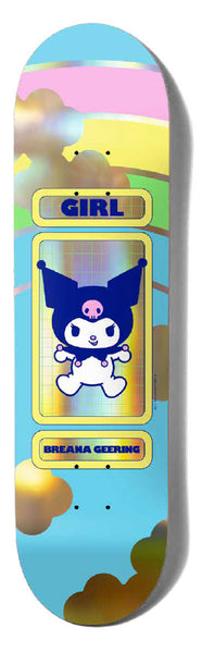 Girl x Hello Kitty skateboard deck (Blind bag) Rainbow Breana Geering 8.0"