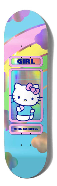 Girl x Hello Kitty skateboard deck (Blind bag) Rainbow Mike Carroll 8.5"