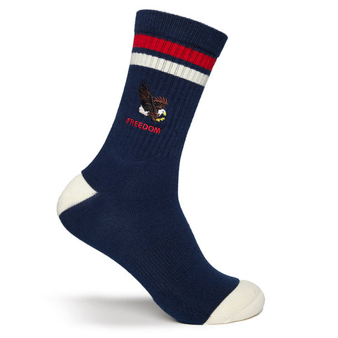 Goorin Get a Grip Eagle Mens Socks Navy