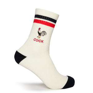 Goorin Mens Hock Socks Cockerel Cream