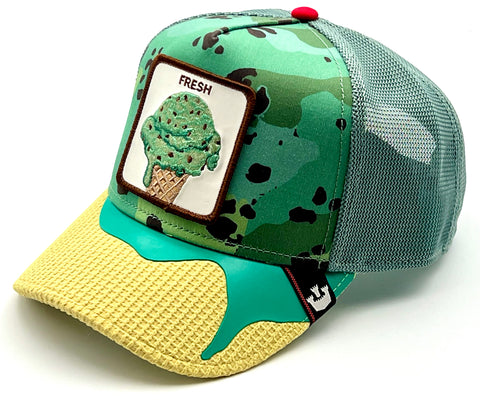 Goorin The Farm trucker cap - Mint Chocolate Chip Limited 1011572 One Size
