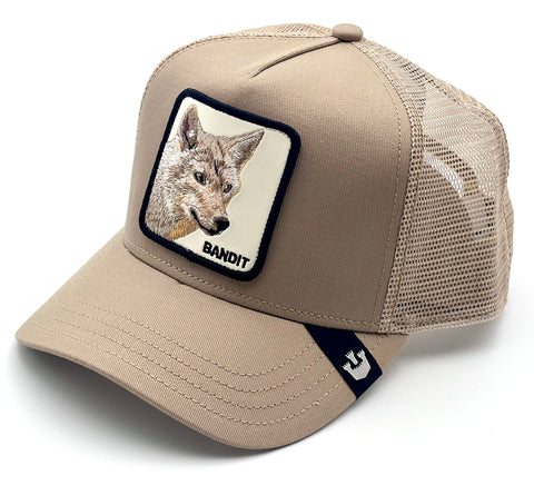 Goorin The Farm trucker cap collection Eco Brutalism - The Bandit Coyote 1011756 One Size