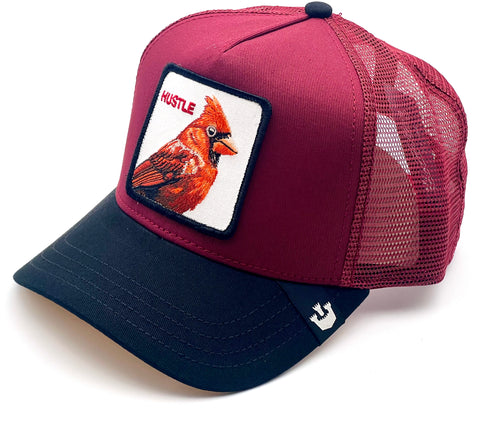 Goorin The Farm trucker cap collection Fan - Cardinal Fan (Hustle) 1011990 One Size