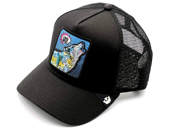 Goorin Bros trucker cap POPArt Lone Wolf Void