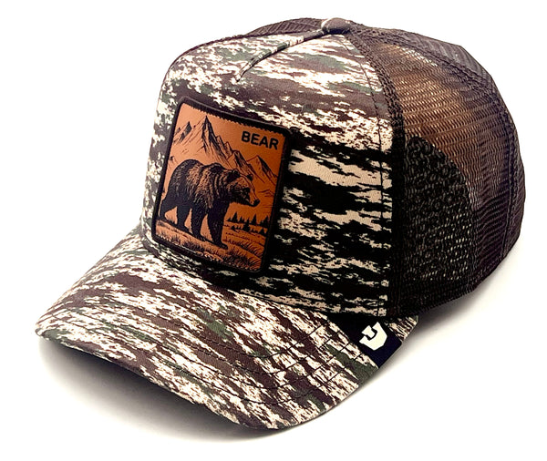 Goorin The Farm trucker cap - Camo Engraved Bear 1013198 One Size