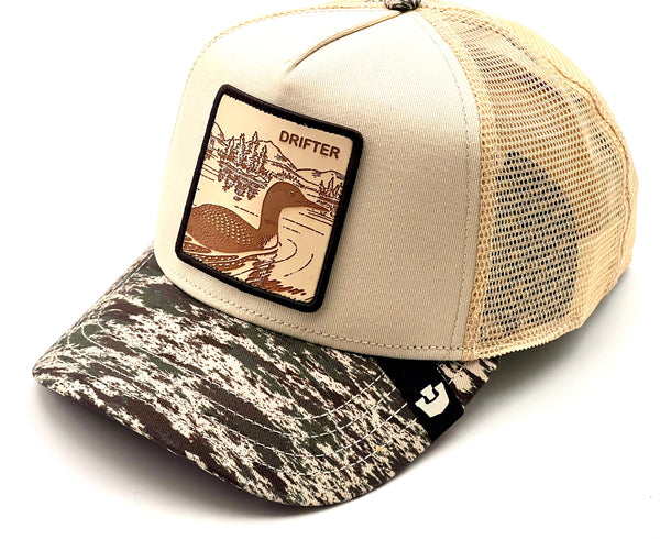 Goorin The Farm trucker cap - Camo Engraved Duck (Drifter) 1013667 One Size