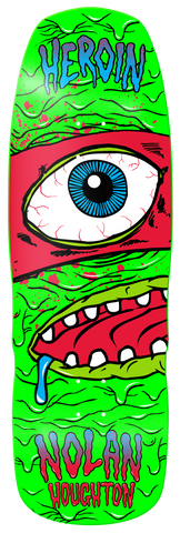 Heroin skateboard deck Nolan Shovel Nose 10.1"