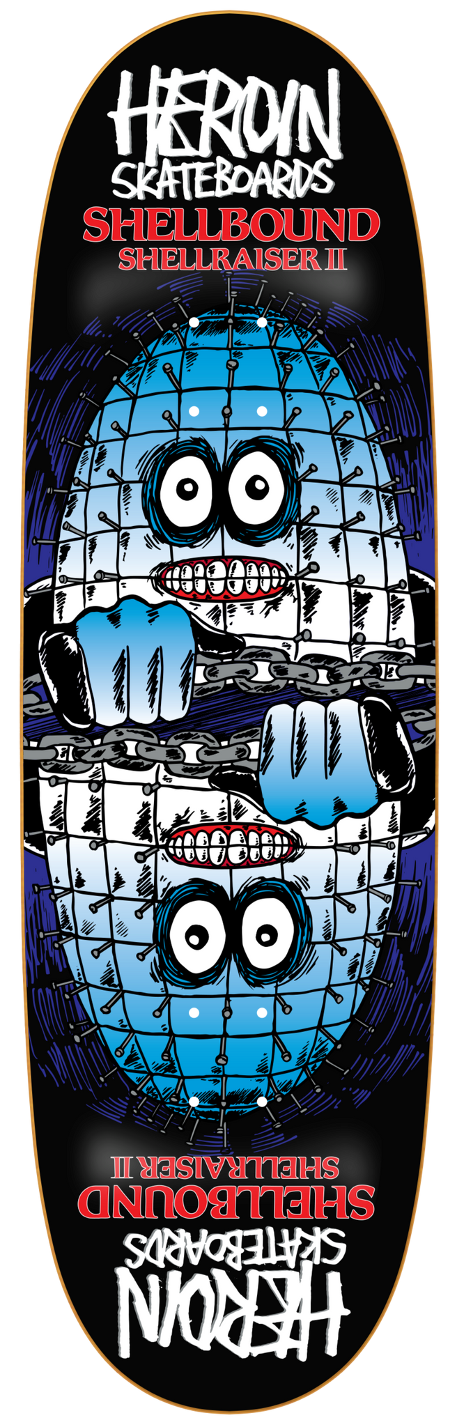 Heroin skateboard deck Shellraiser II 9.5"