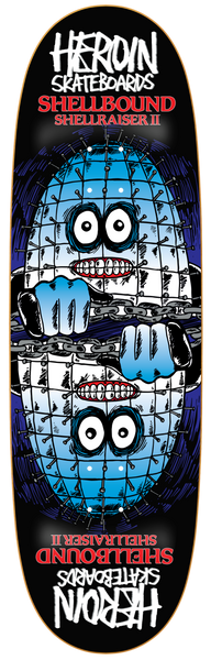 Heroin skateboard deck Shellraiser II 9.5"